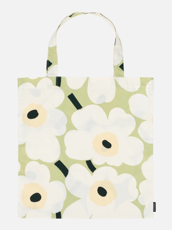 Marimekko Handbags - Marimekko Unikko Organic Cotton Tote Shopper Carrier Bag NWT RARE